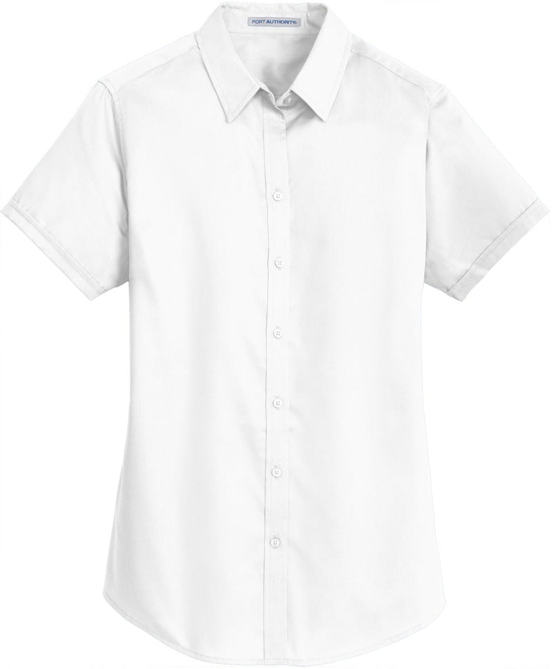 Port Authority Ladies Short Sleeve SuperPro Twill Shirt