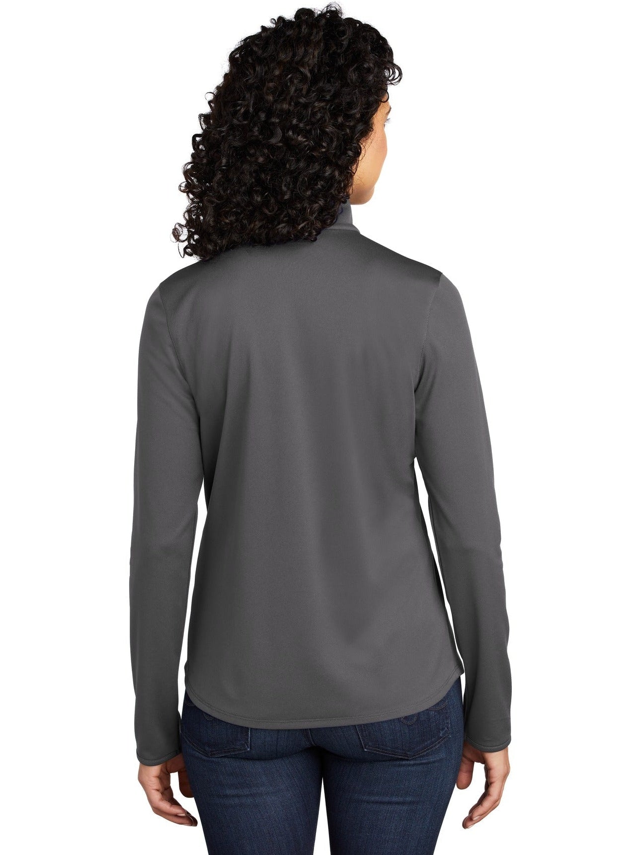 no-logo Port Authority Ladies Silk Touch Performance 1/4-Zip-Regular-Port Authority-Thread Logic