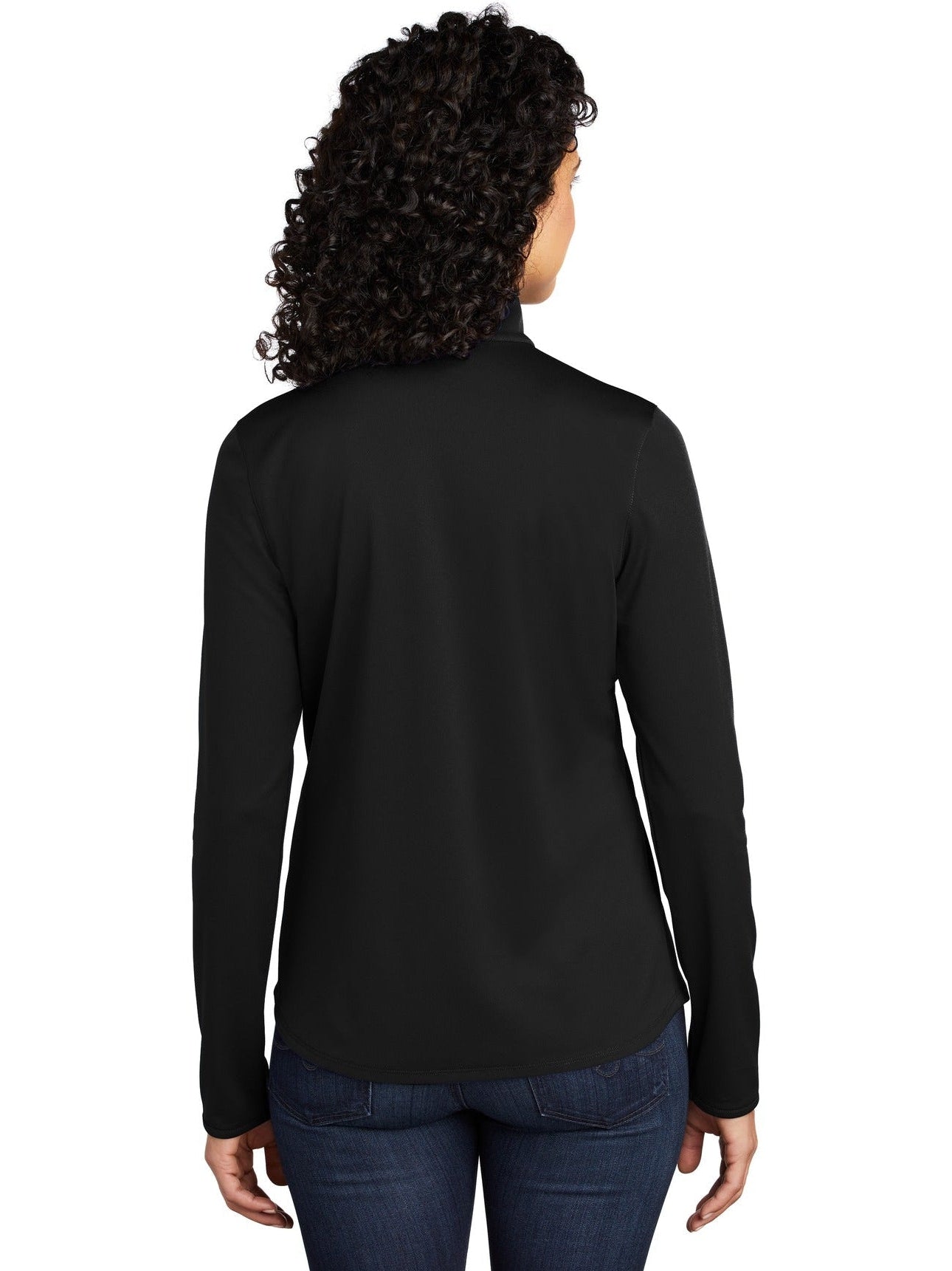 no-logo Port Authority Ladies Silk Touch Performance 1/4-Zip-Regular-Port Authority-Thread Logic