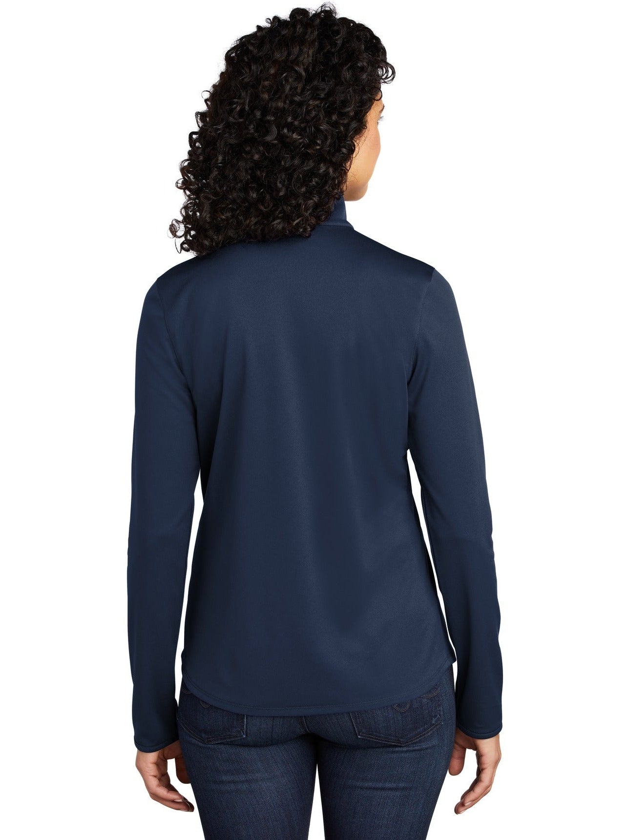 no-logo Port Authority Ladies Silk Touch Performance 1/4-Zip-Regular-Port Authority-Thread Logic