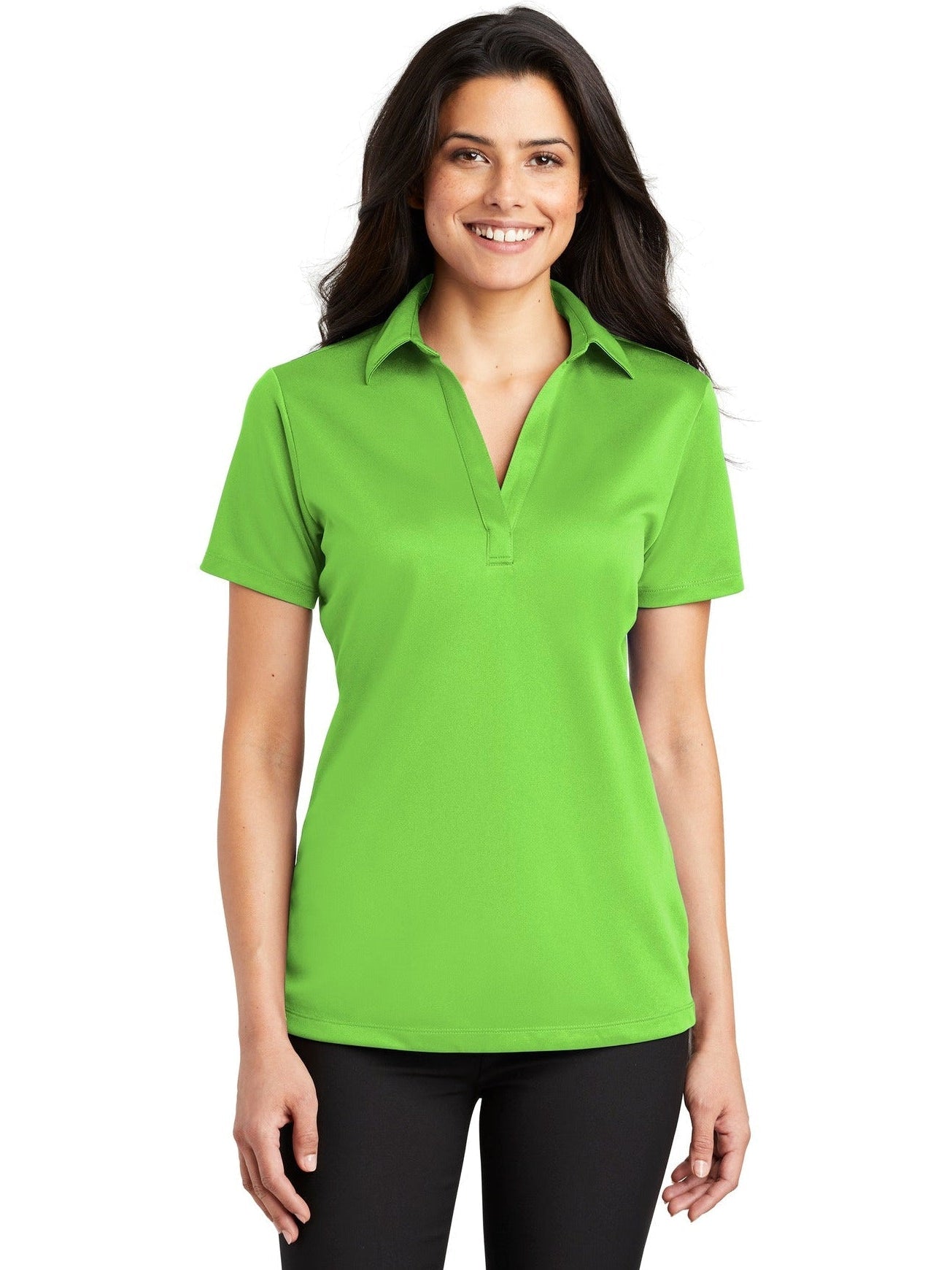 no-logo Port Authority Ladies Silk Touch Performance-Regular-Port Authority-Thread Logic