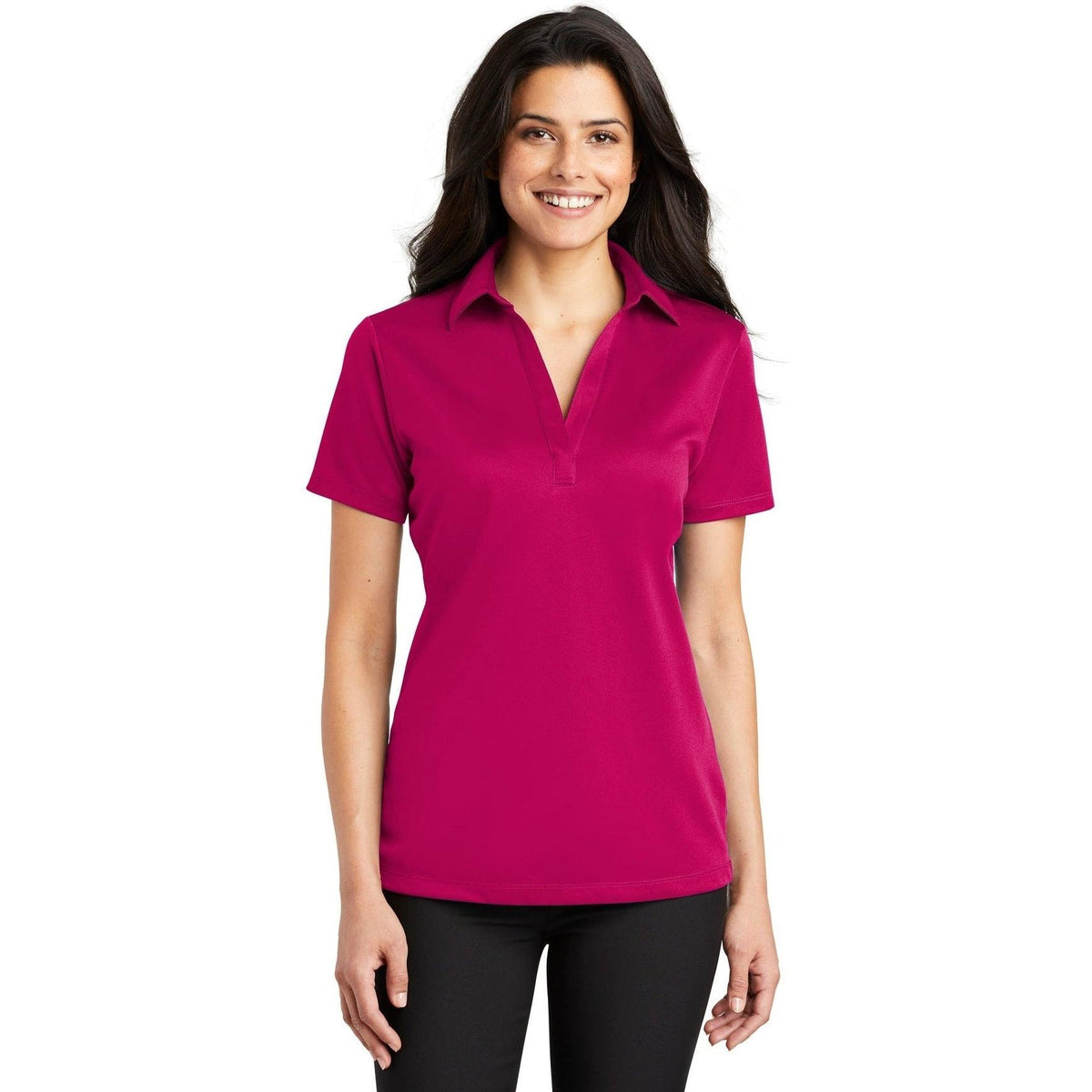 no-logo Port Authority Women's Silk Touch Performance-Regular-Port Authority-Thread Logic