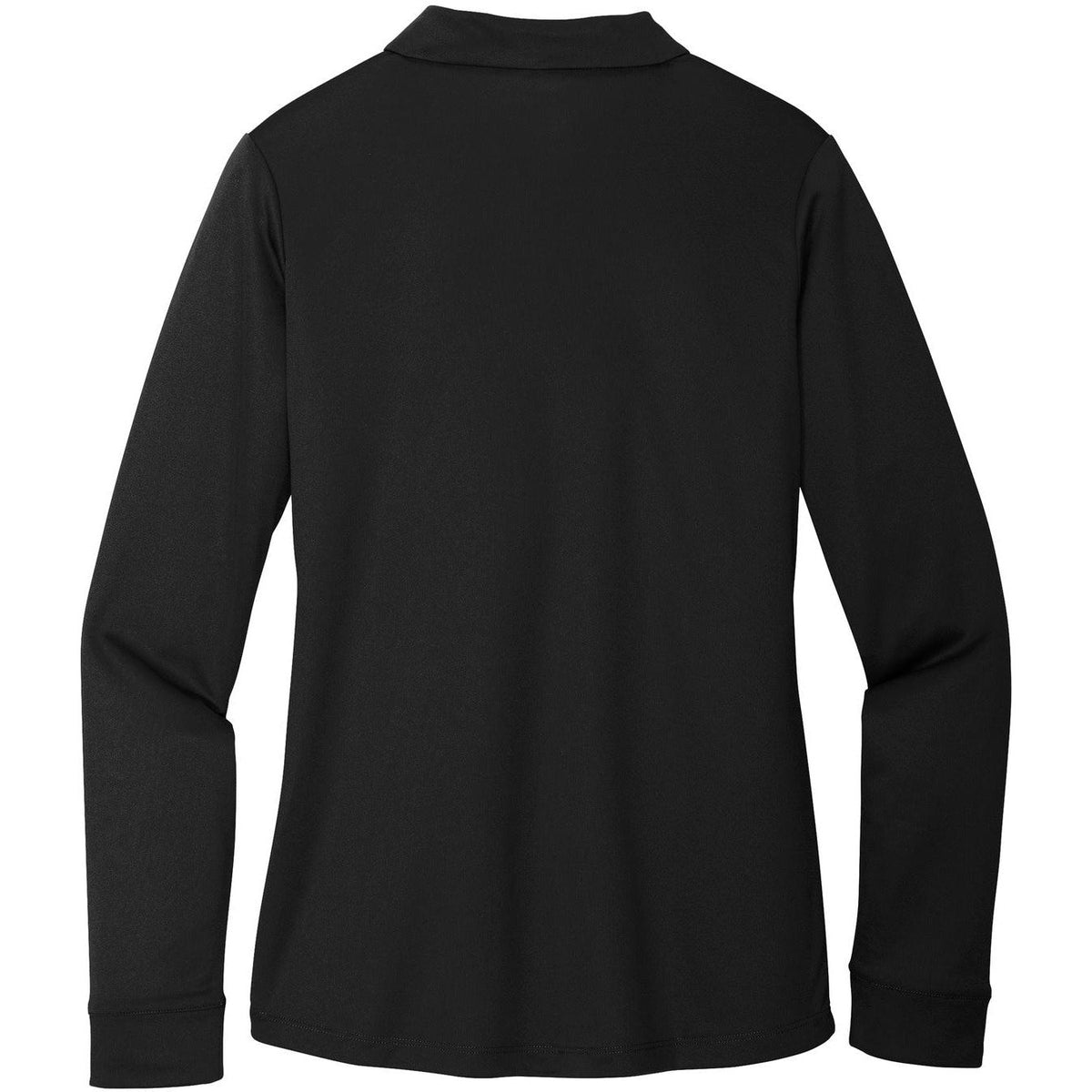 no-logo Port Authority Women's Silk Touch Performance Long Sleeve Polo-Polos-Port Authority-Thread Logic