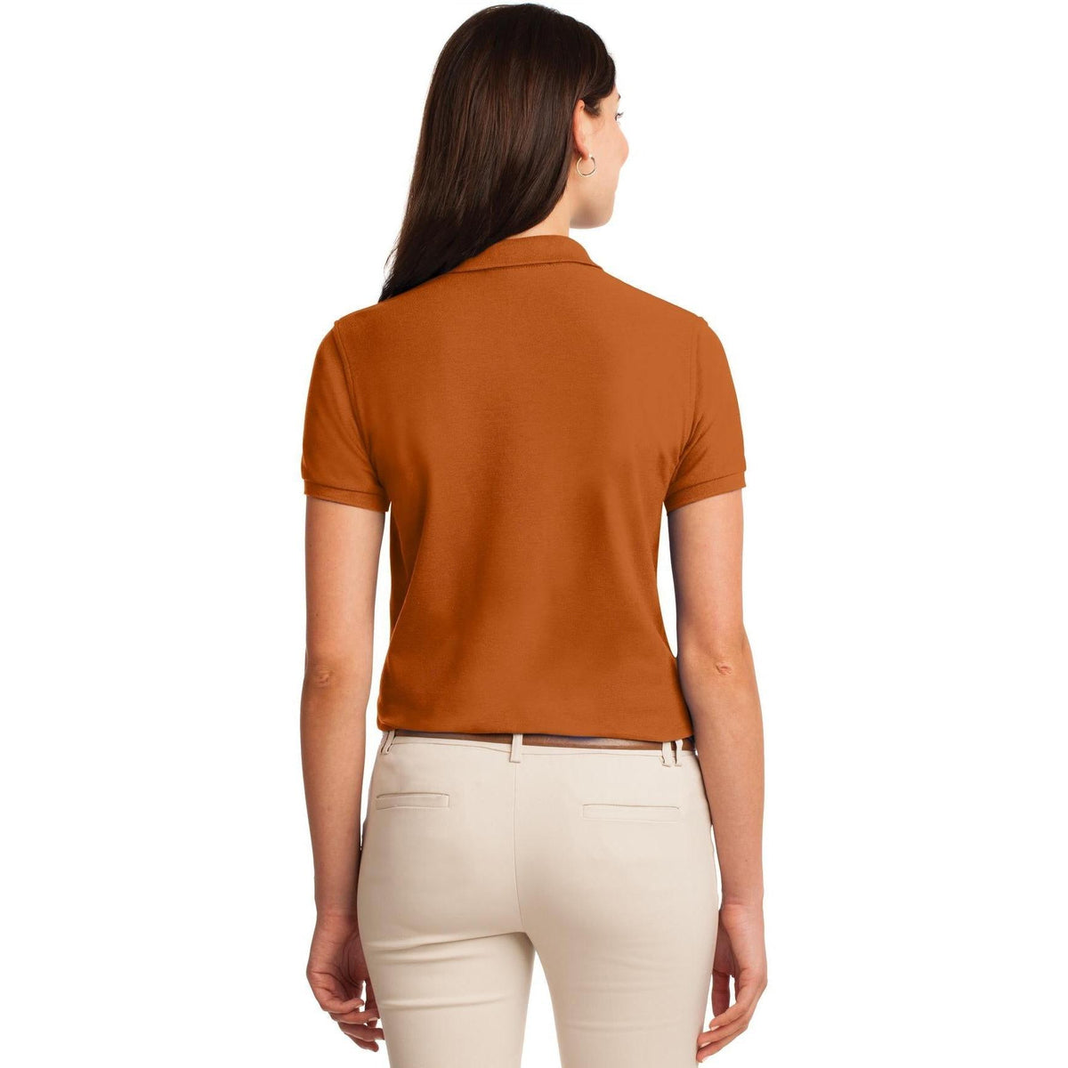 no-logo Port Authority Women's Silk Touch Polo-Regular-Port Authority-Thread Logic