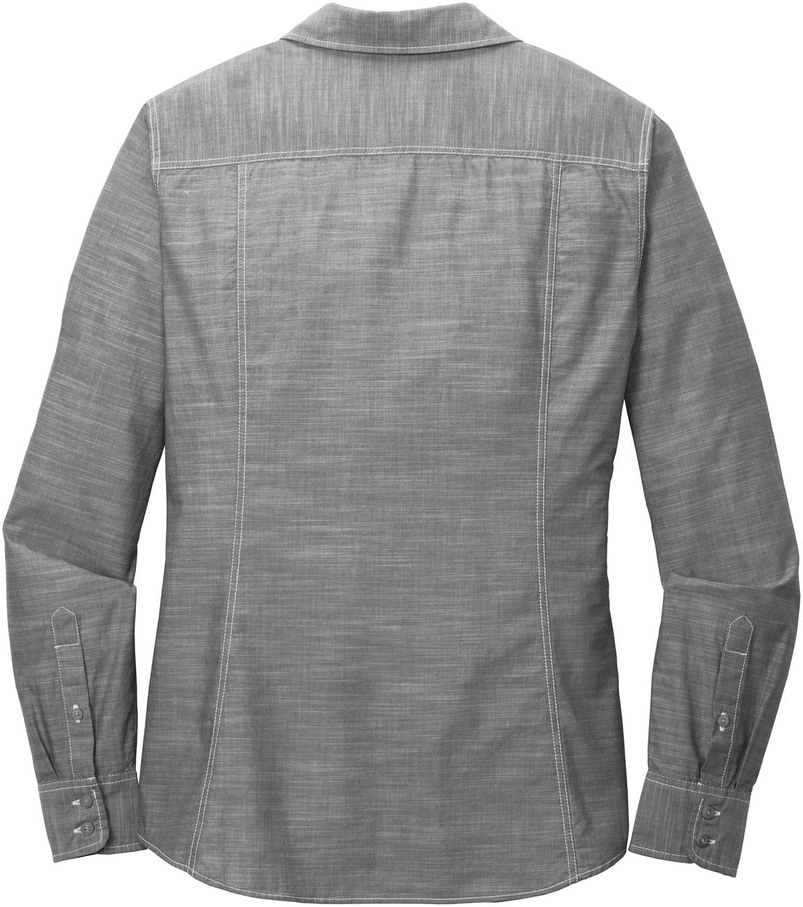 no-logo Port Authority Ladies Slub Chambray Shirt-Regular-Port Authority-Thread Logic