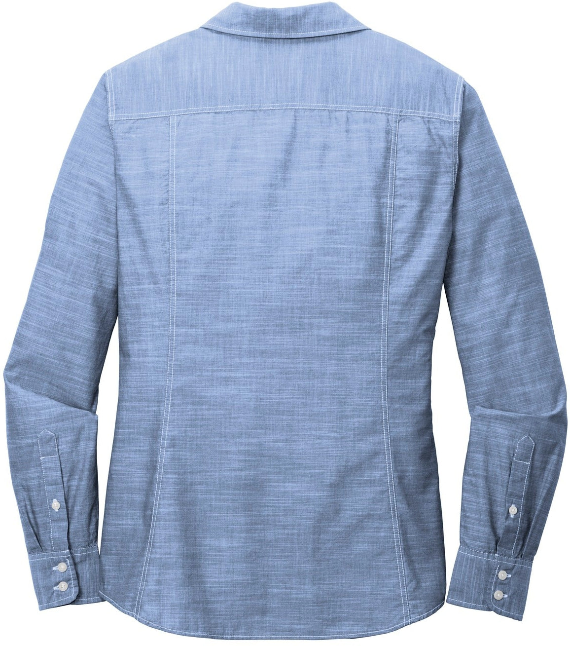 no-logo Port Authority Ladies Slub Chambray Shirt-Regular-Port Authority-Thread Logic