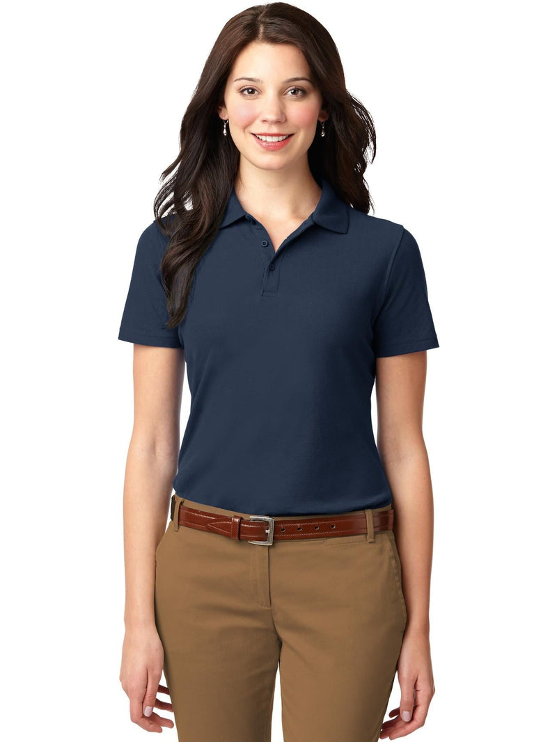 no-logo Port Authority Ladies Stain-Resistant Polo-Regular-Port Authority-Thread Logic