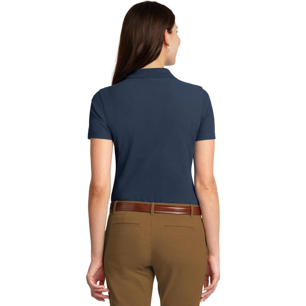 no-logo Port Authority Women's Stain-Resistant Polo-Regular-Port Authority-Thread Logic