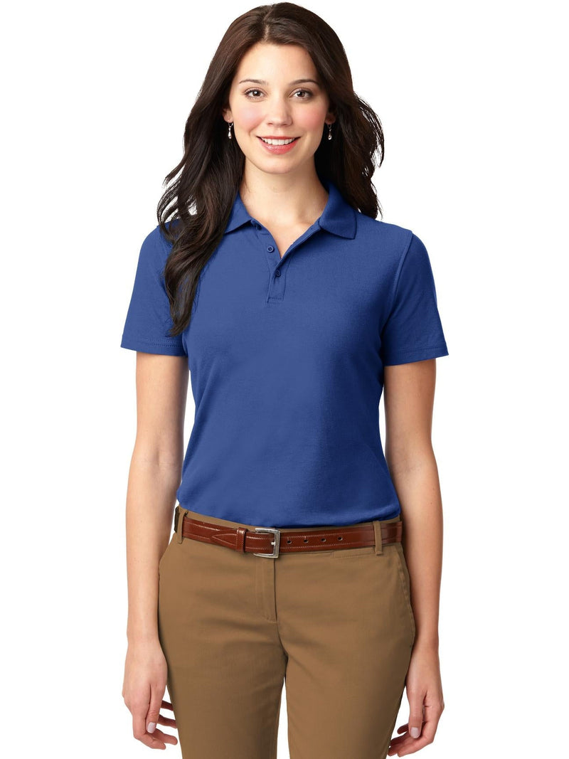 no-logo Port Authority Ladies Stain-Resistant Polo-Regular-Port Authority-Thread Logic