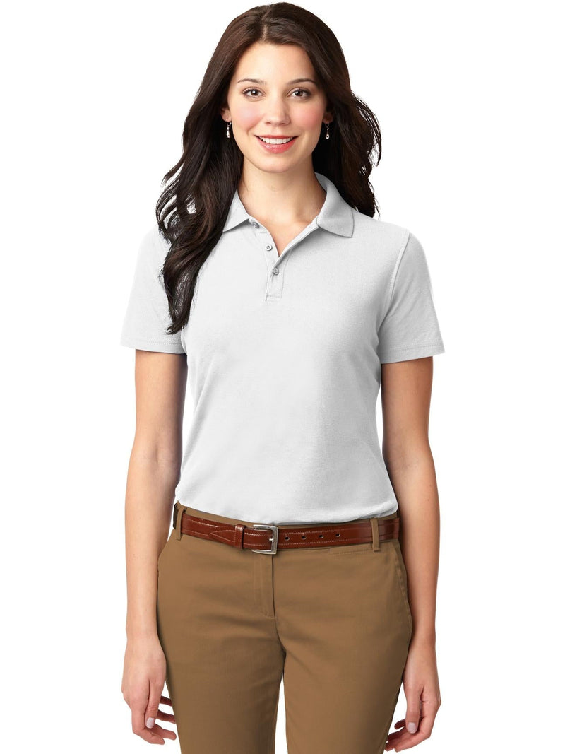 no-logo Port Authority Ladies Stain-Resistant Polo-Regular-Port Authority-Thread Logic