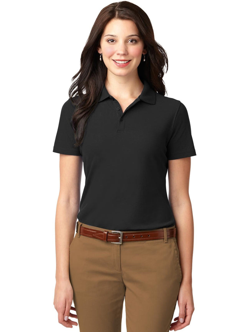 no-logo Port Authority Ladies Stain-Resistant Polo-Regular-Port Authority-Thread Logic