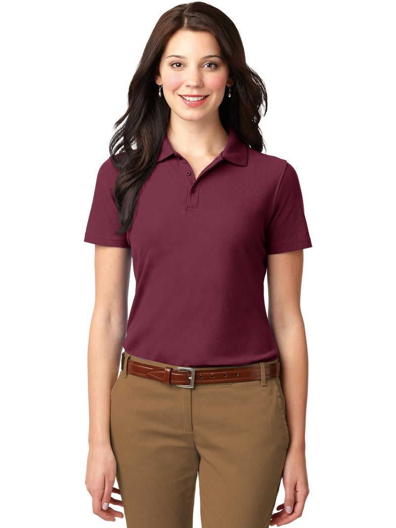 no-logo Port Authority Ladies Stain-Resistant Polo-Regular-Port Authority-Thread Logic