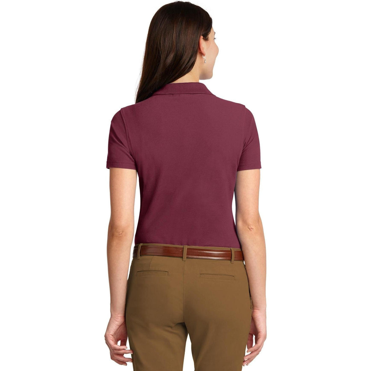 no-logo Port Authority Women's Stain-Resistant Polo-Regular-Port Authority-Thread Logic