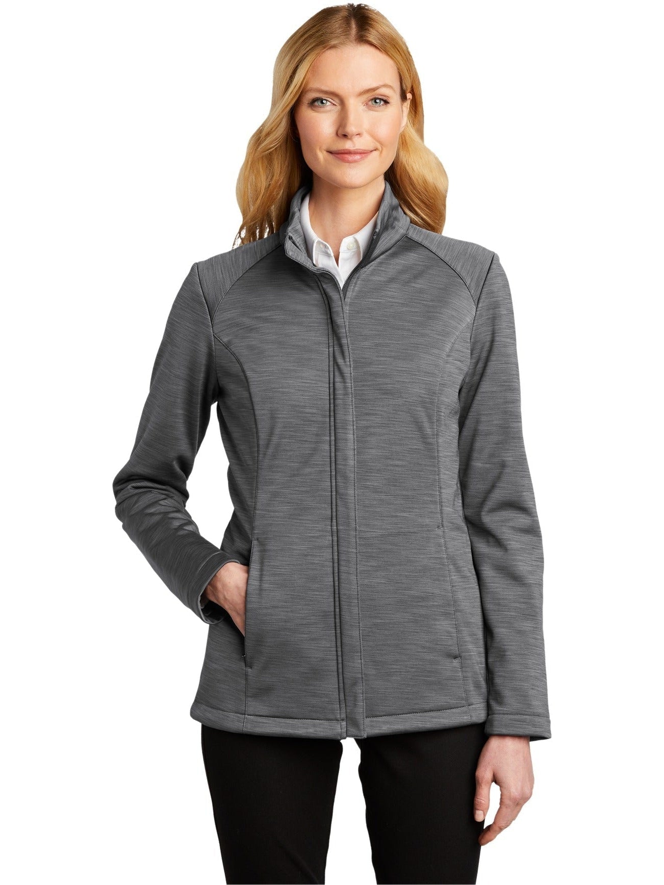no-logo Port Authority Ladies Stream Soft Shell Jacket-Regular-Port Authority-Thread Logic