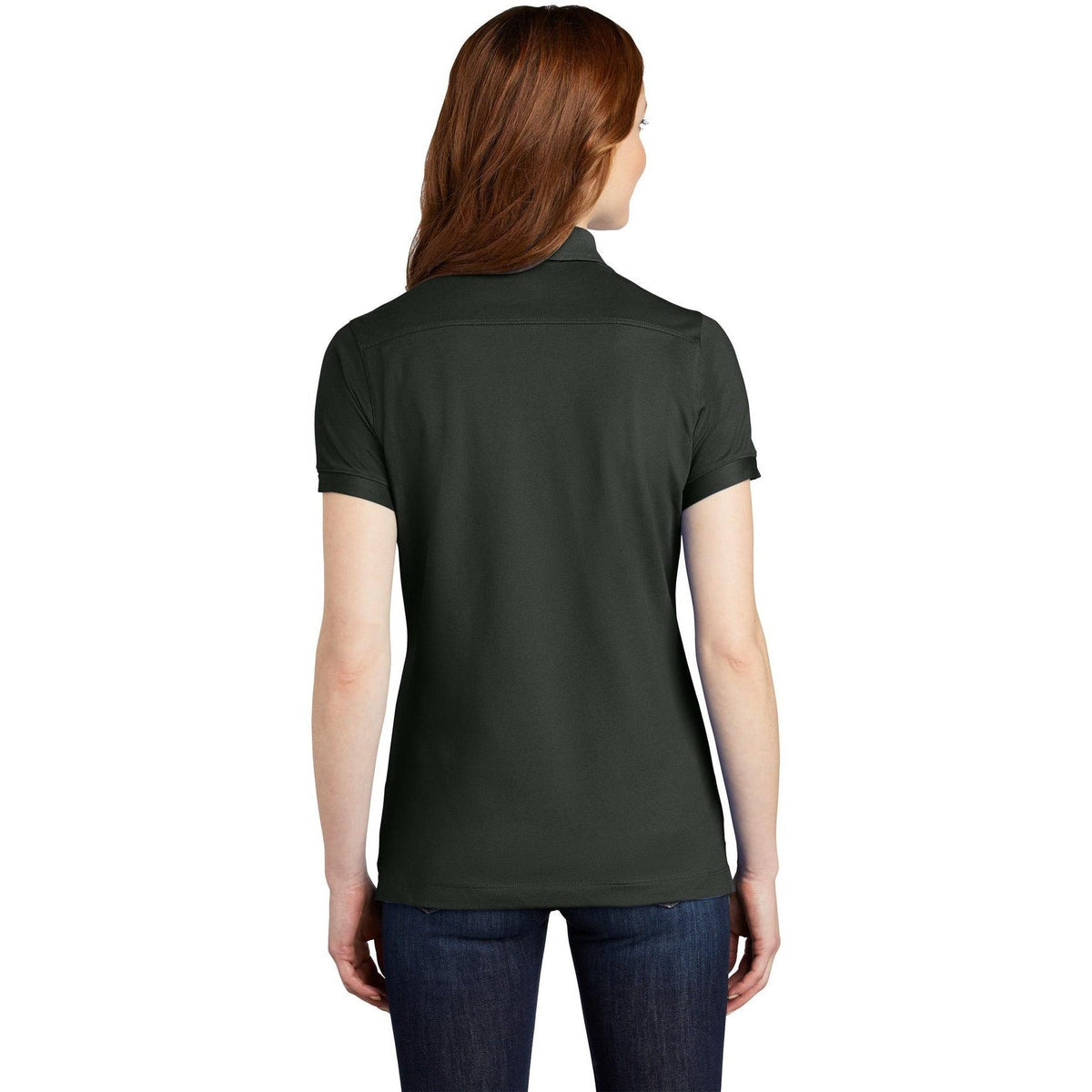 no-logo Port Authority Ladies Stretch Pique Polo-Active-Port Authority-Thread Logic