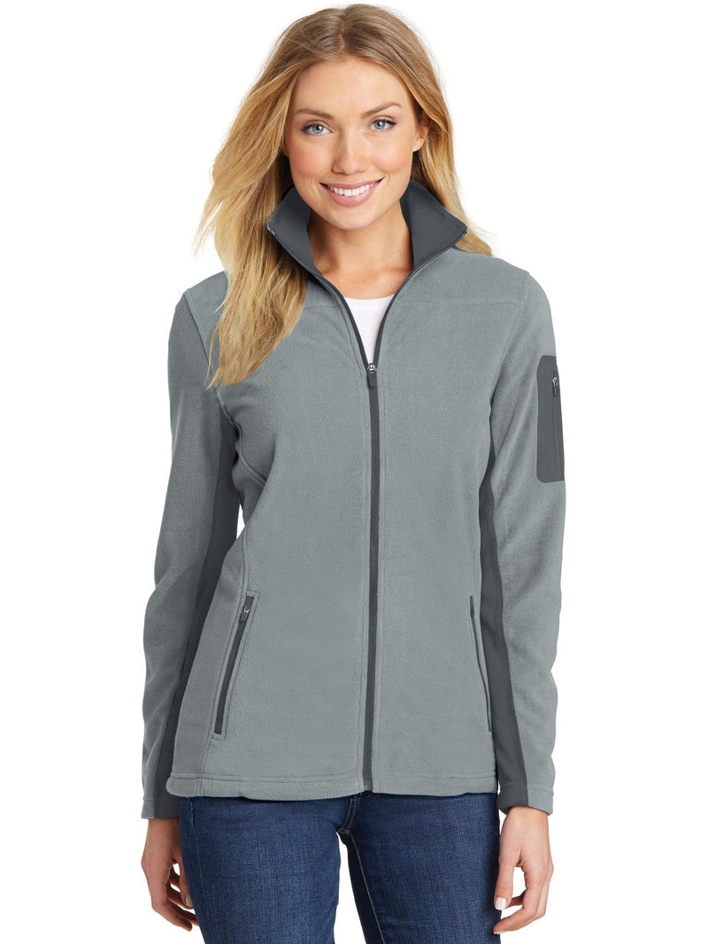 no-logo Port Authority Ladies Summit Fleece Full-Zip Jacket-Regular-Port Authority-Thread Logic