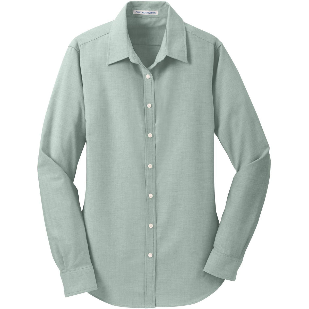 no-logo Port Authority Women's SuperPro Oxford Shirt-Dress Shirts-Port Authority-Green-XS-Thread Logic