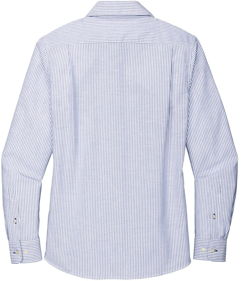 no-logo Port Authority Ladies SuperPro Oxford Stripe Shirt-Regular-Port Authority-Thread Logic