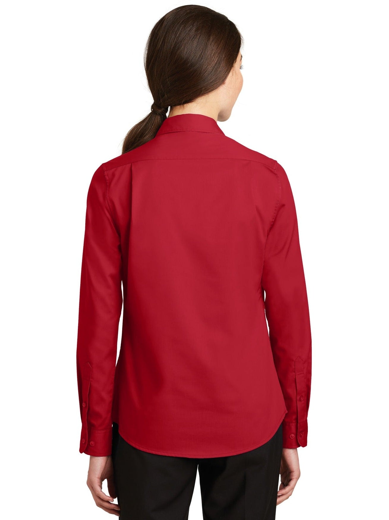 no-logo Port Authority Ladies Superpro Twill Shirt-Regular-Port Authority-Thread Logic