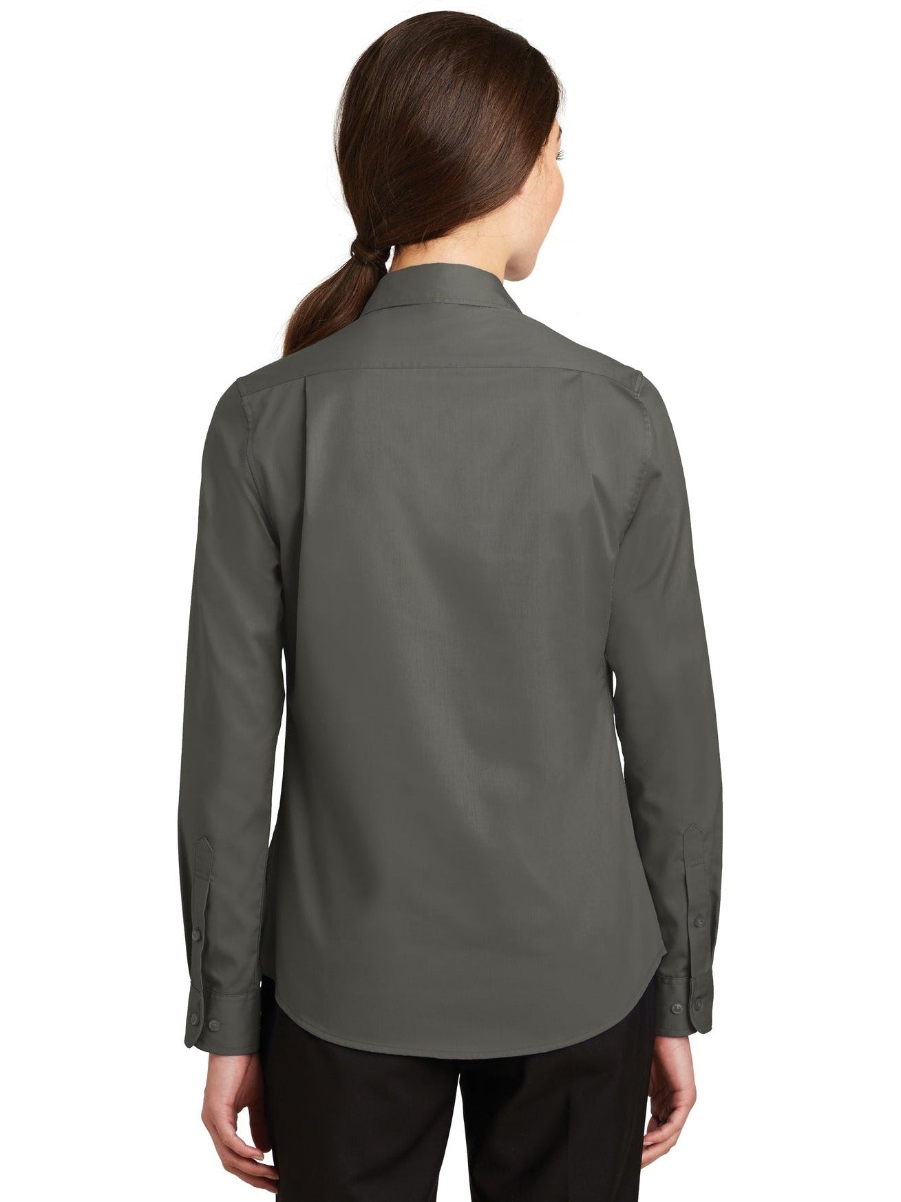 no-logo Port Authority Ladies Superpro Twill Shirt-Regular-Port Authority-Thread Logic
