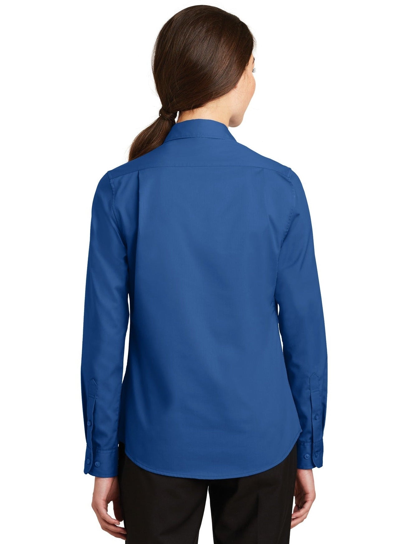 no-logo Port Authority Ladies Superpro Twill Shirt-Regular-Port Authority-Thread Logic