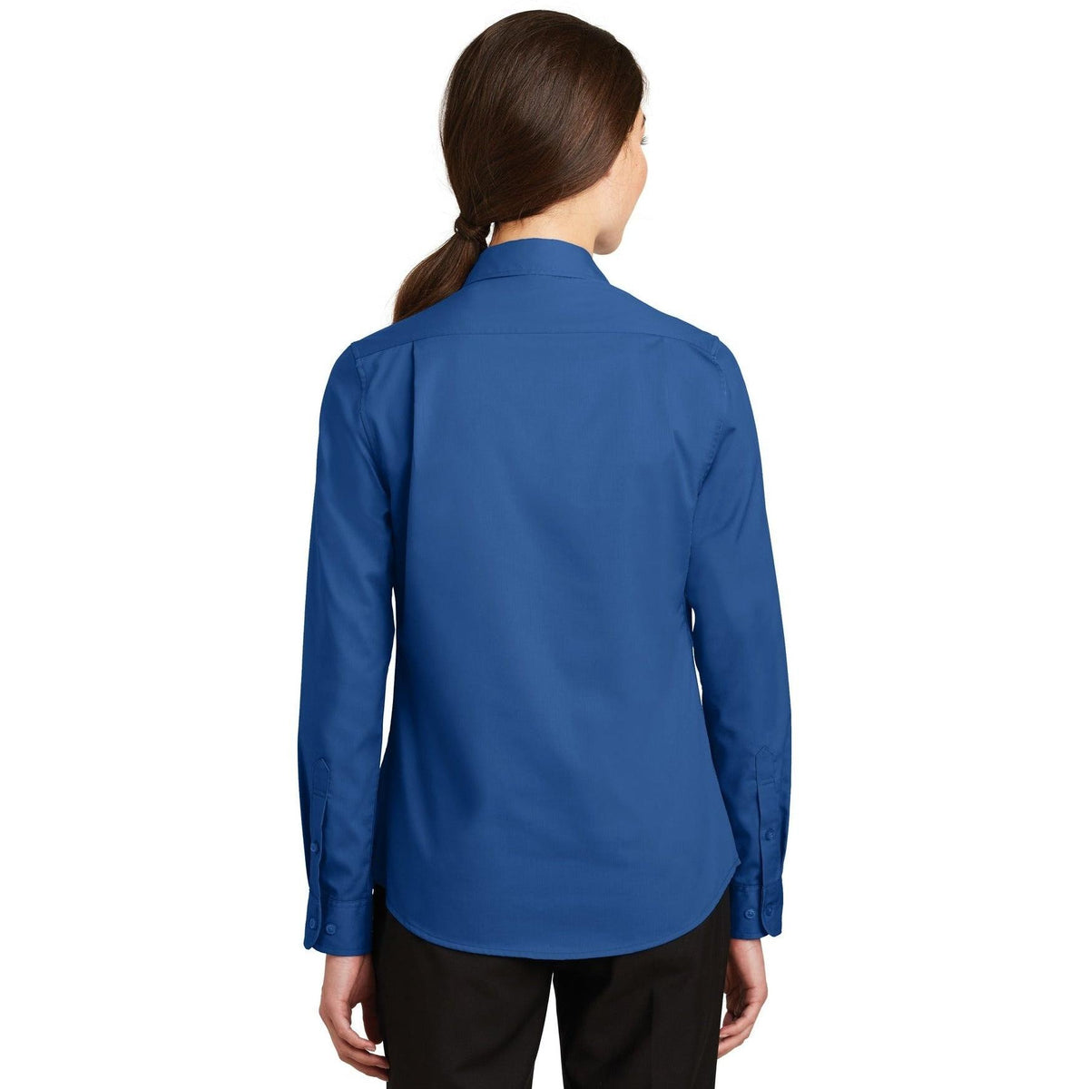 no-logo Port Authority Ladies Superpro Twill Shirt-Regular-Port Authority-Thread Logic