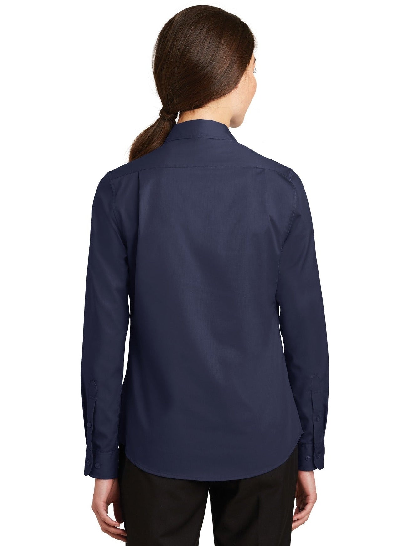no-logo Port Authority Ladies Superpro Twill Shirt-Regular-Port Authority-Thread Logic