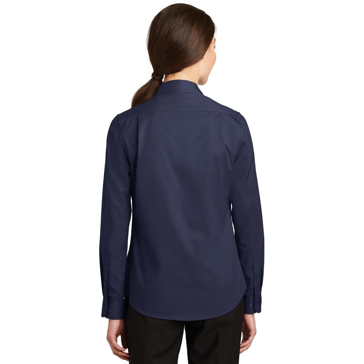 no-logo Port Authority Ladies Superpro Twill Shirt-Regular-Port Authority-Thread Logic