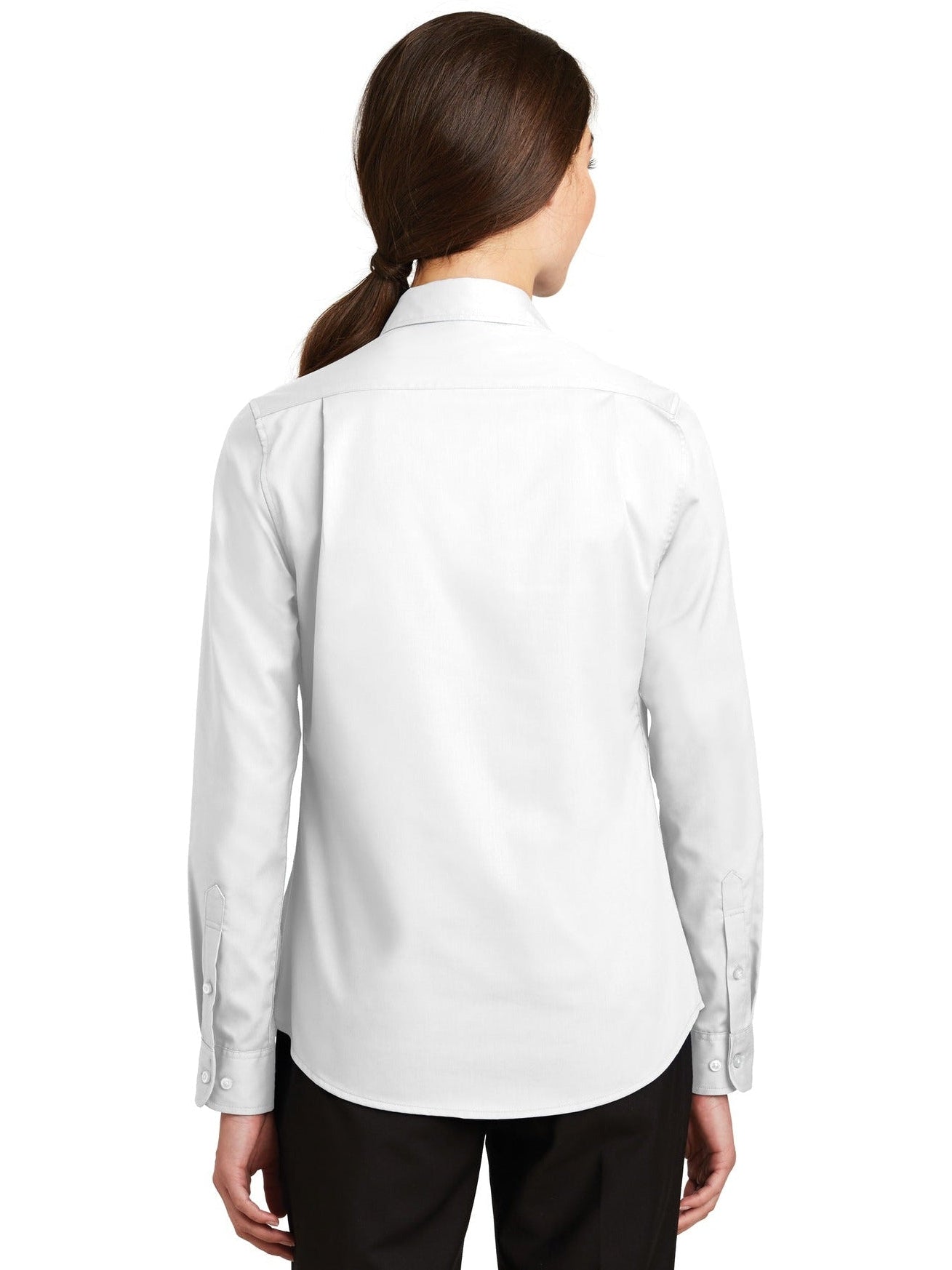 no-logo Port Authority Ladies Superpro Twill Shirt-Regular-Port Authority-Thread Logic