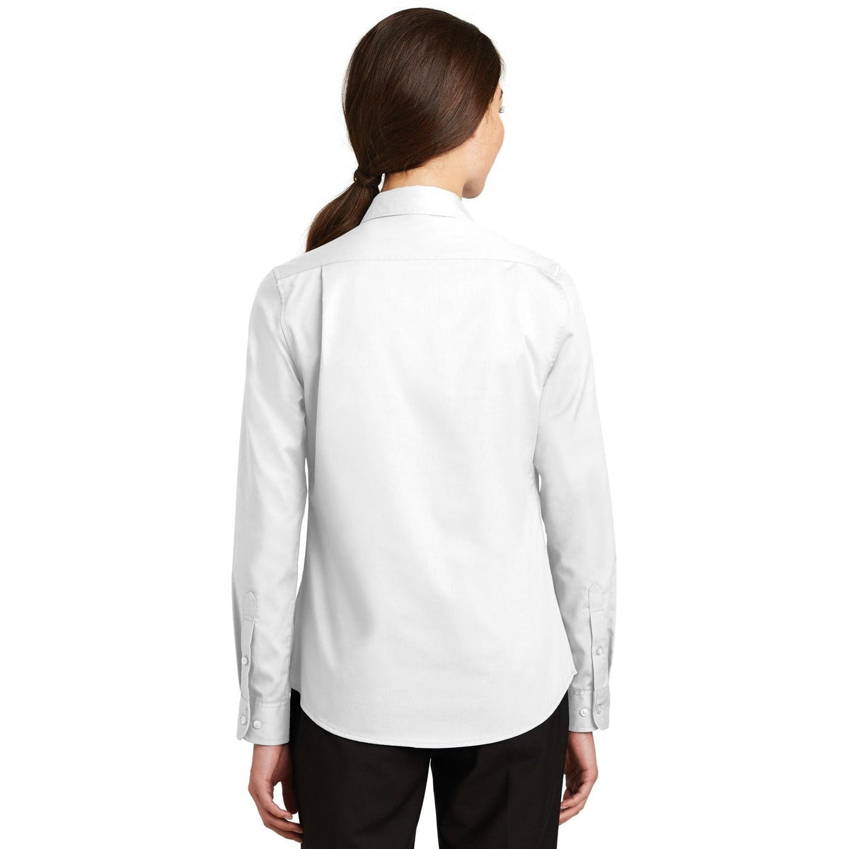 no-logo Port Authority Ladies Superpro Twill Shirt-Regular-Port Authority-Thread Logic