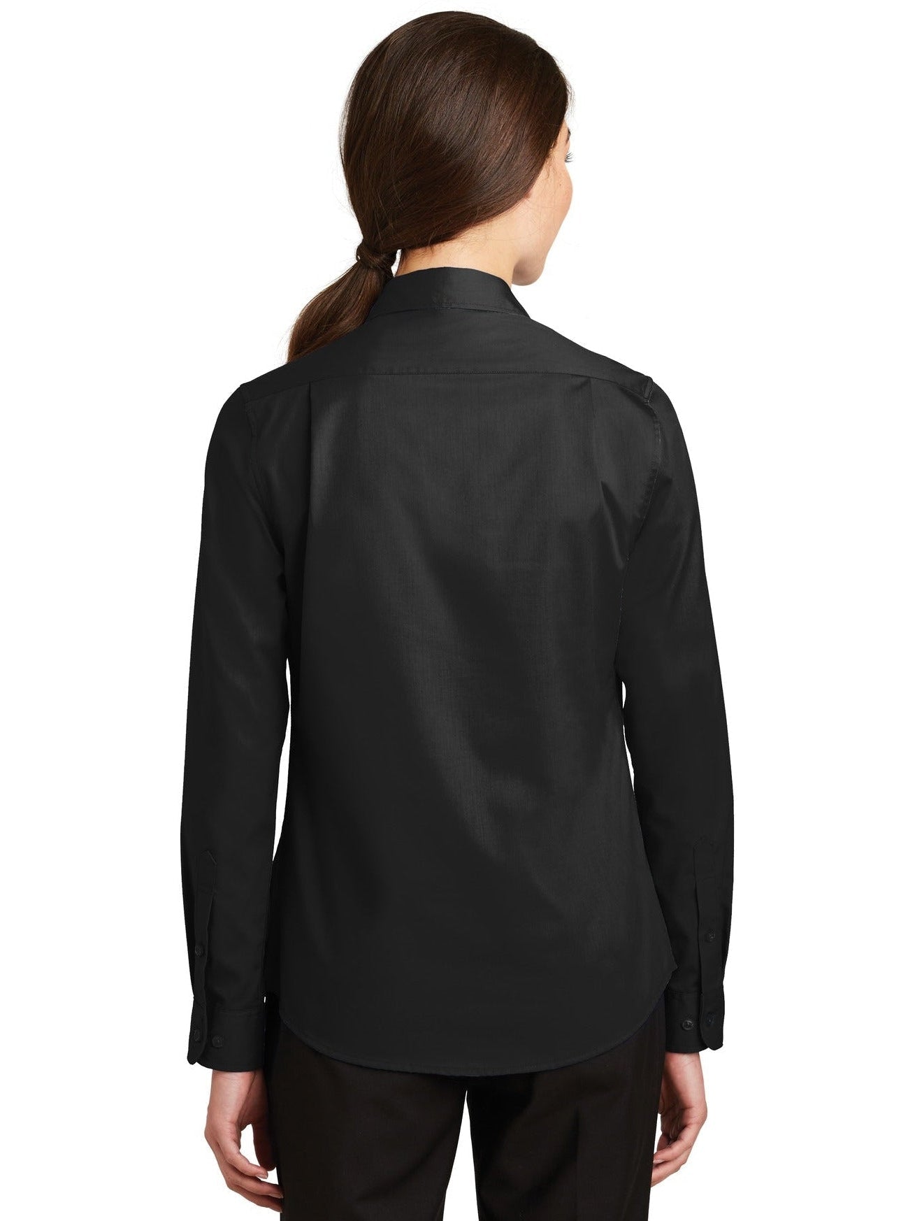 no-logo Port Authority Ladies Superpro Twill Shirt-Regular-Port Authority-Thread Logic