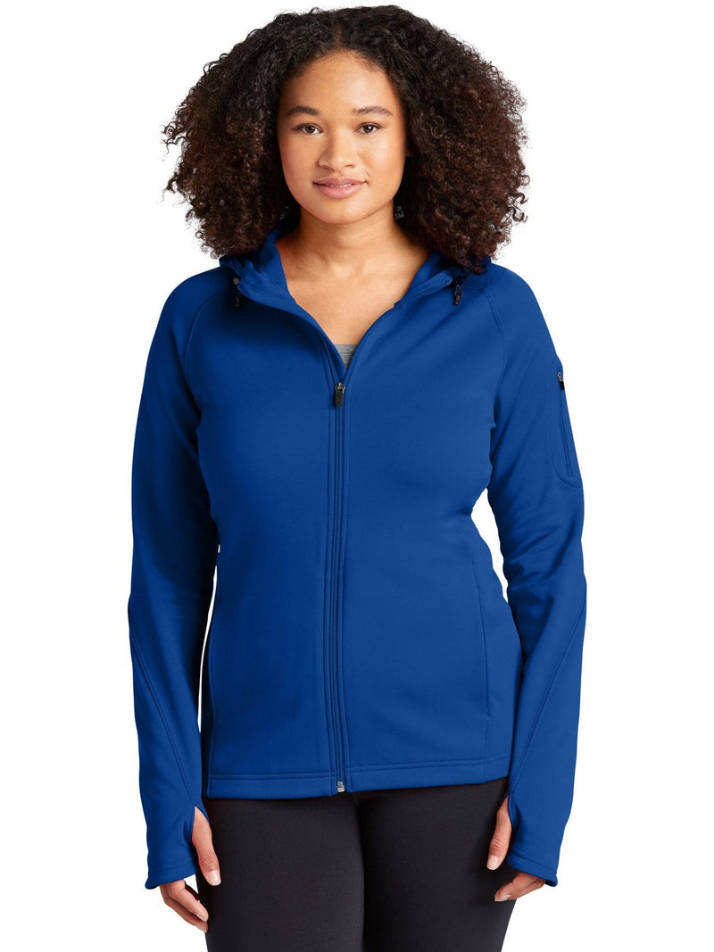 no-logo Port Authority Ladies Tech Fleece Full-Zip Hooded-Regular-Port Authority-Thread Logic