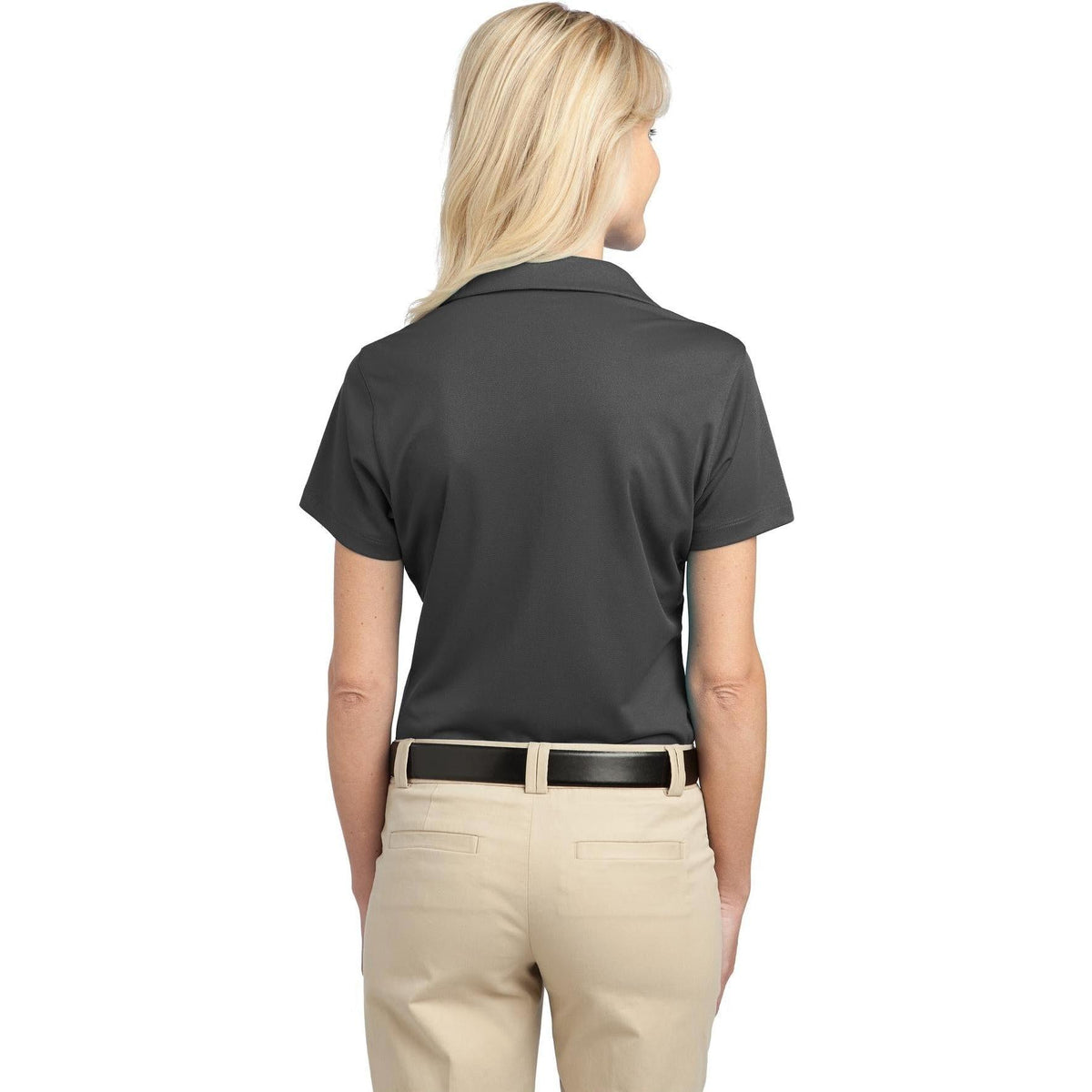no-logo Port Authority Ladies Tech Pique Polo-Active-Port Authority-Thread Logic