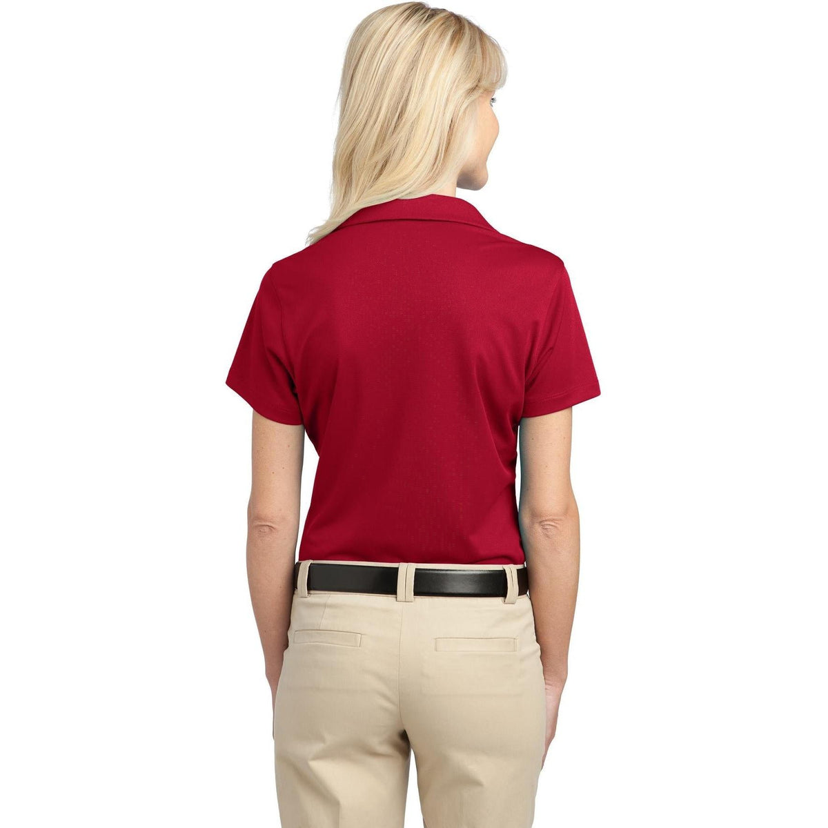 no-logo Port Authority Ladies Tech Pique Polo-Active-Port Authority-Thread Logic