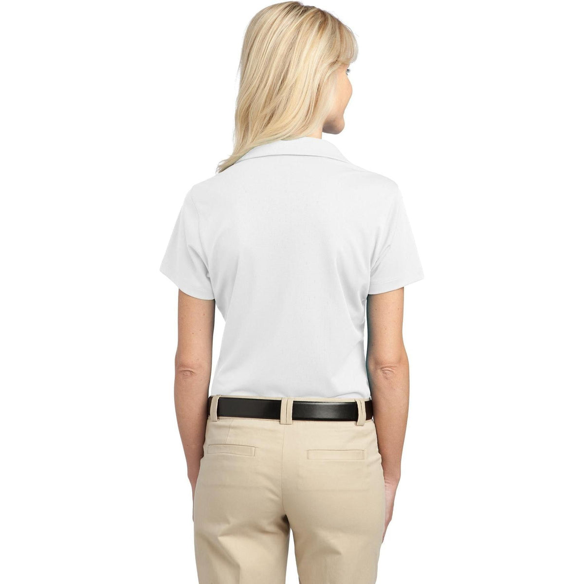 no-logo Port Authority Ladies Tech Pique Polo-Active-Port Authority-Thread Logic