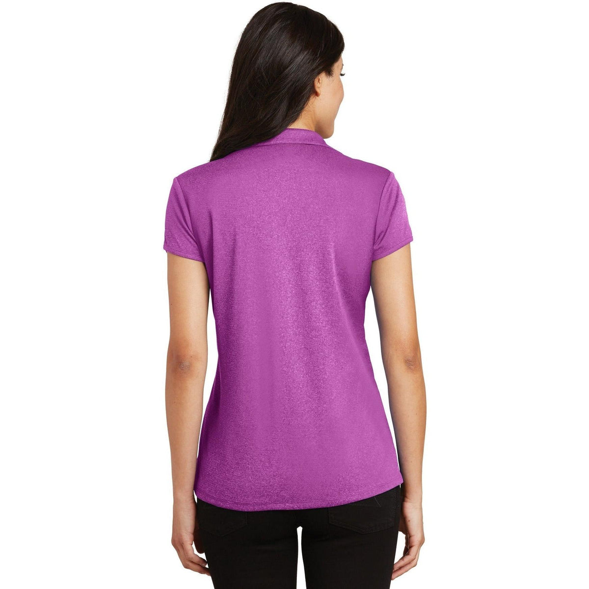 no-logo Port Authority Women's Trace Heather Polo-Regular-Port Authority-Thread Logic