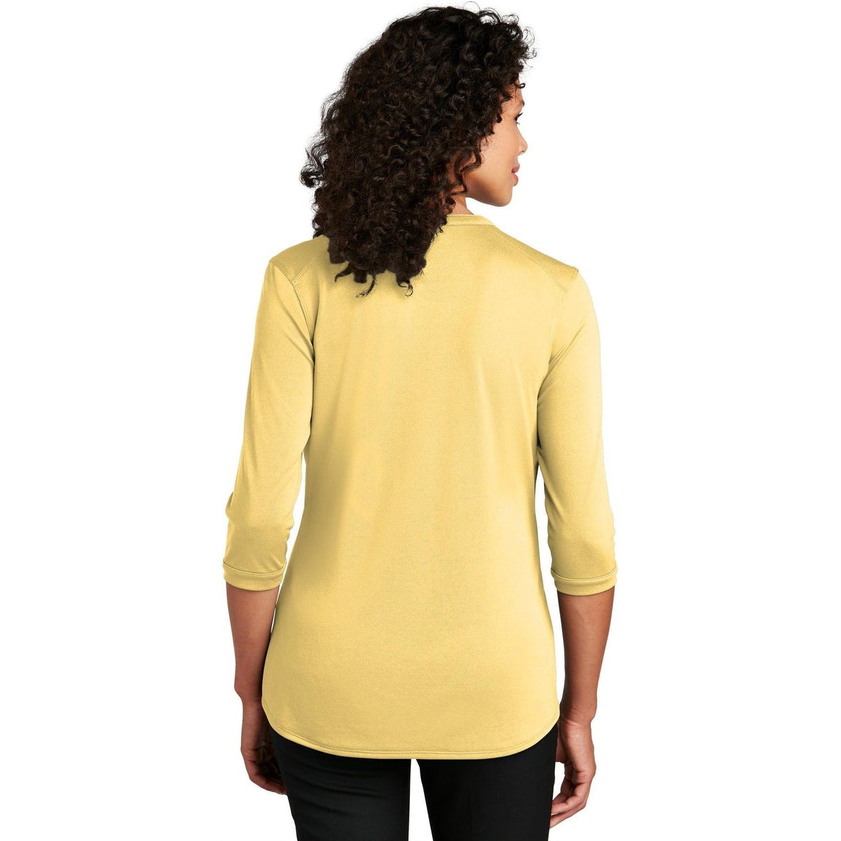 no-logo Port Authority Women's UV Choice Pique Henley-Regular-Port Authority-Thread Logic