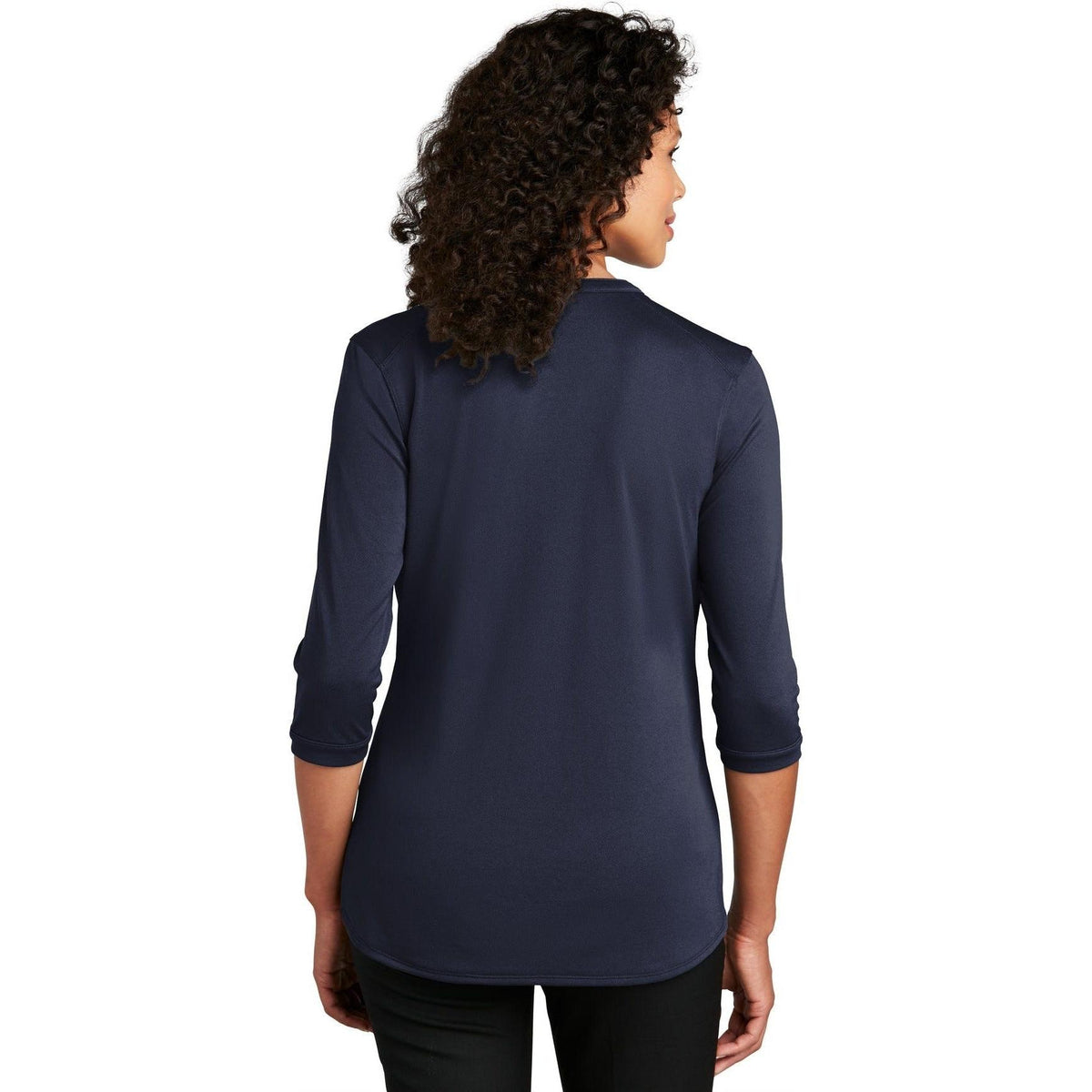 no-logo Port Authority Women's UV Choice Pique Henley-Regular-Port Authority-Thread Logic