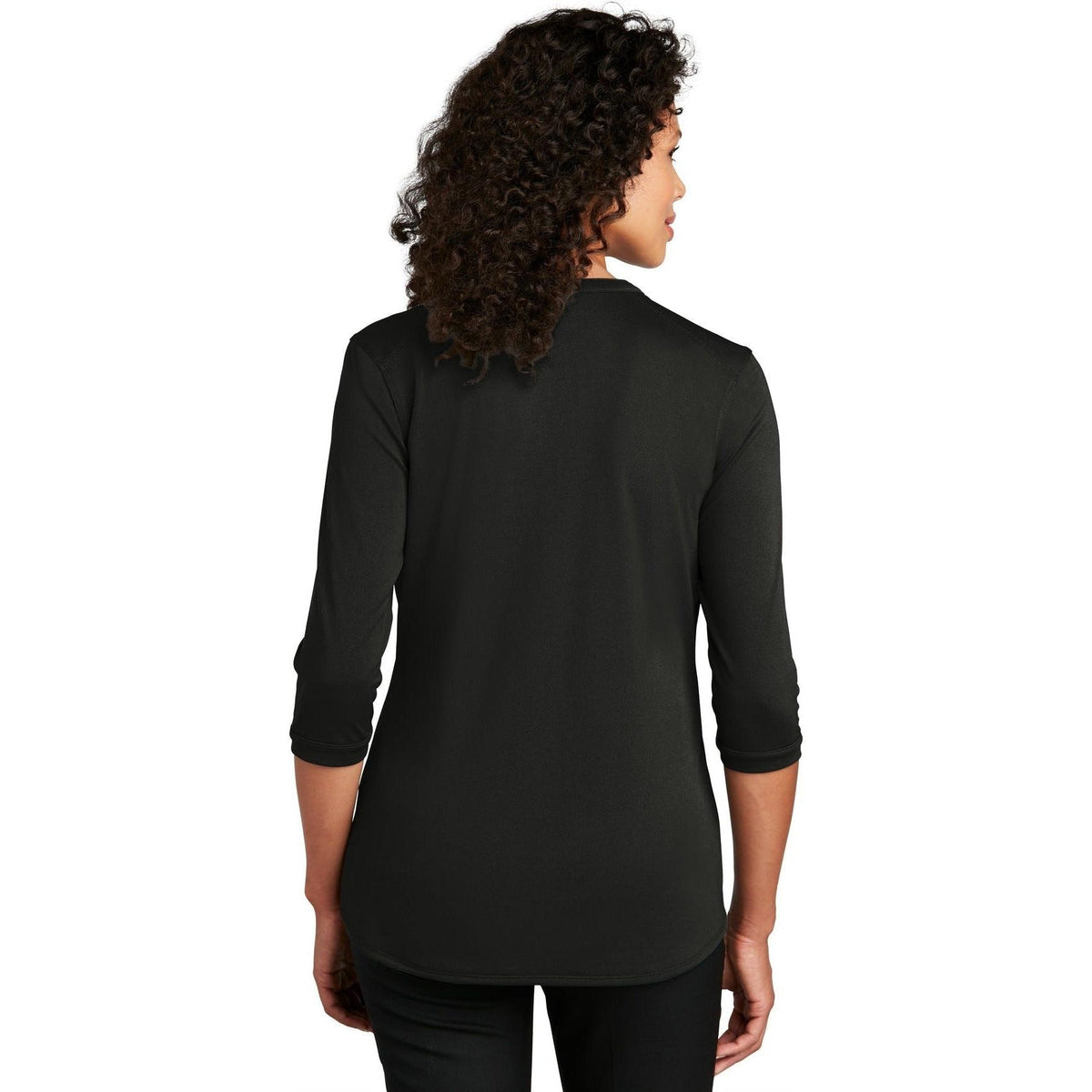 no-logo Port Authority Women's UV Choice Pique Henley-Regular-Port Authority-Thread Logic