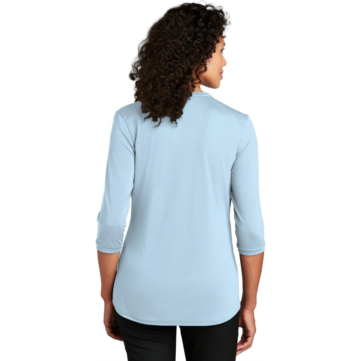 no-logo Port Authority Women's UV Choice Pique Henley-Regular-Port Authority-Thread Logic