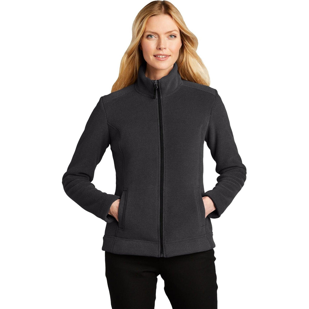 no-logo Port Authority Ladies Ultra Warm Brushed Fleece Jacket-Regular-Port Authority-Thread Logic