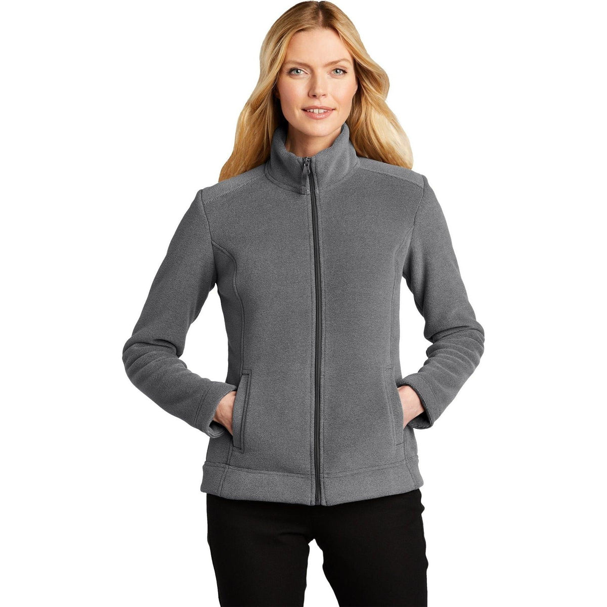 no-logo Port Authority Ladies Ultra Warm Brushed Fleece Jacket-Regular-Port Authority-Thread Logic