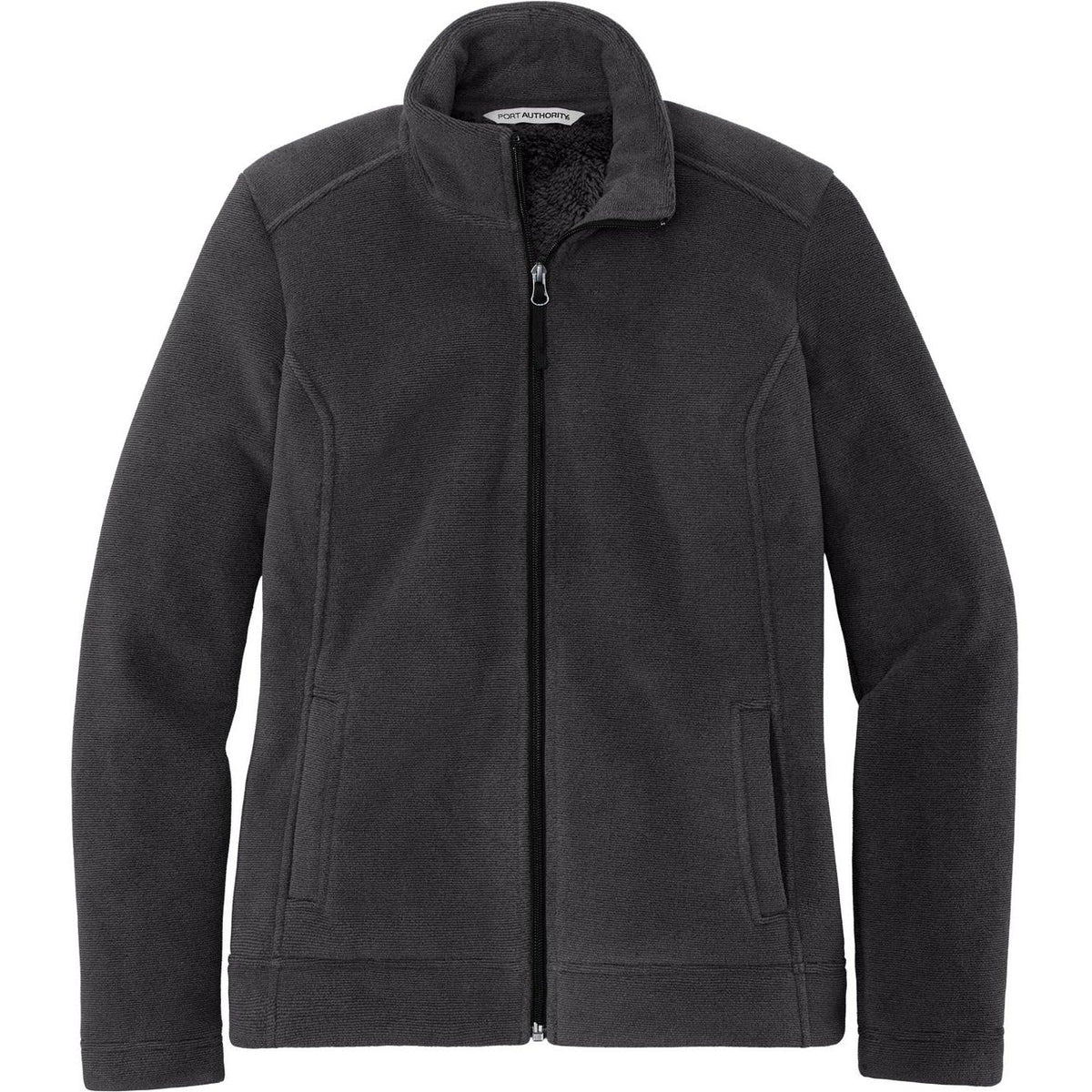 no-logo Port Authority Ladies Ultra Warm Brushed Fleece Jacket
