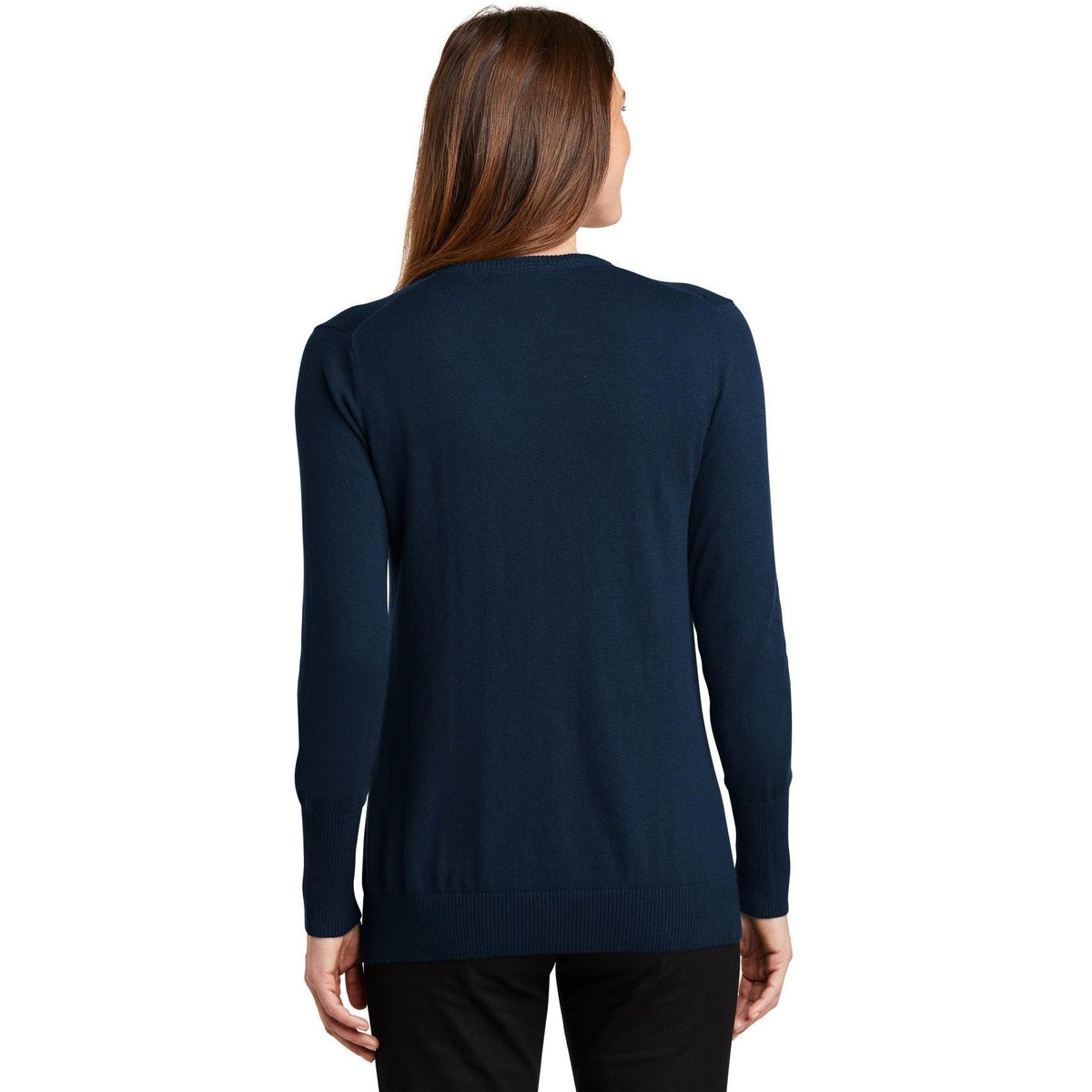 no-logo Port Authority Women's V-Neck Sweater-Sweaters-Port Authority-Thread Logic