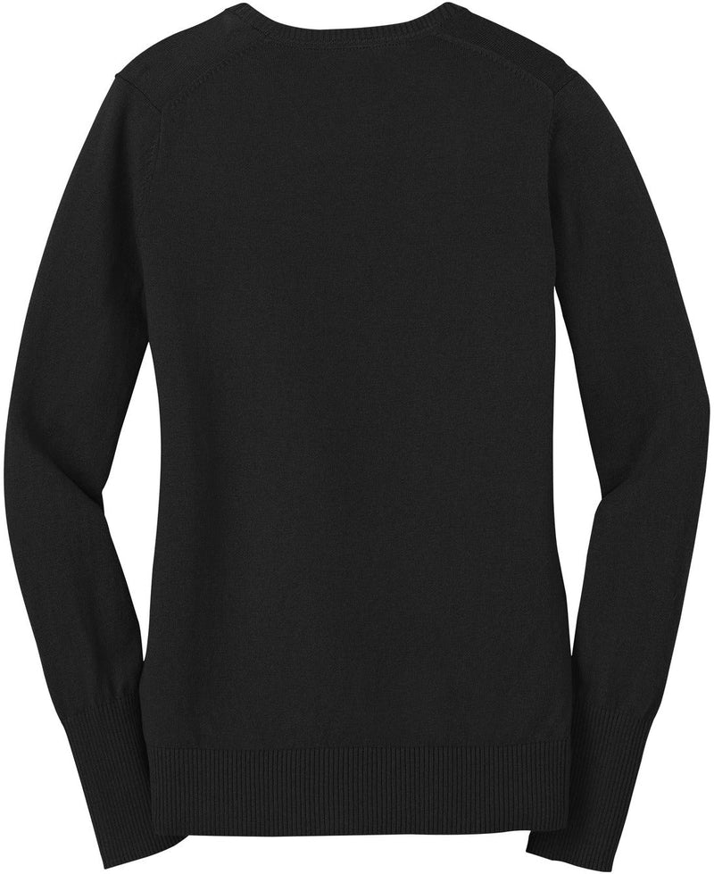 no-logo Port Authority Ladies V-Neck Sweater-Regular-Port Authority-Thread Logic