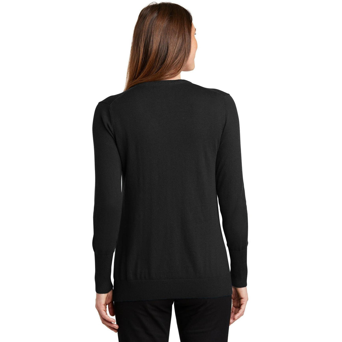 no-logo Port Authority Women's V-Neck Sweater-Sweaters-Port Authority-Thread Logic