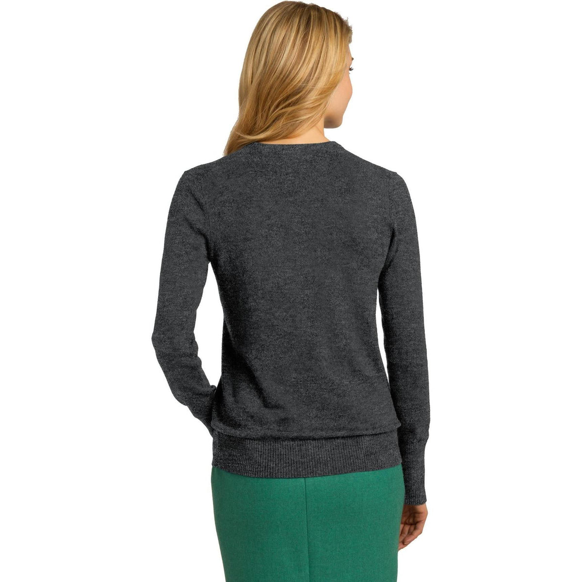 no-logo Port Authority Women's V-Neck Sweater-Sweaters-Port Authority-Thread Logic