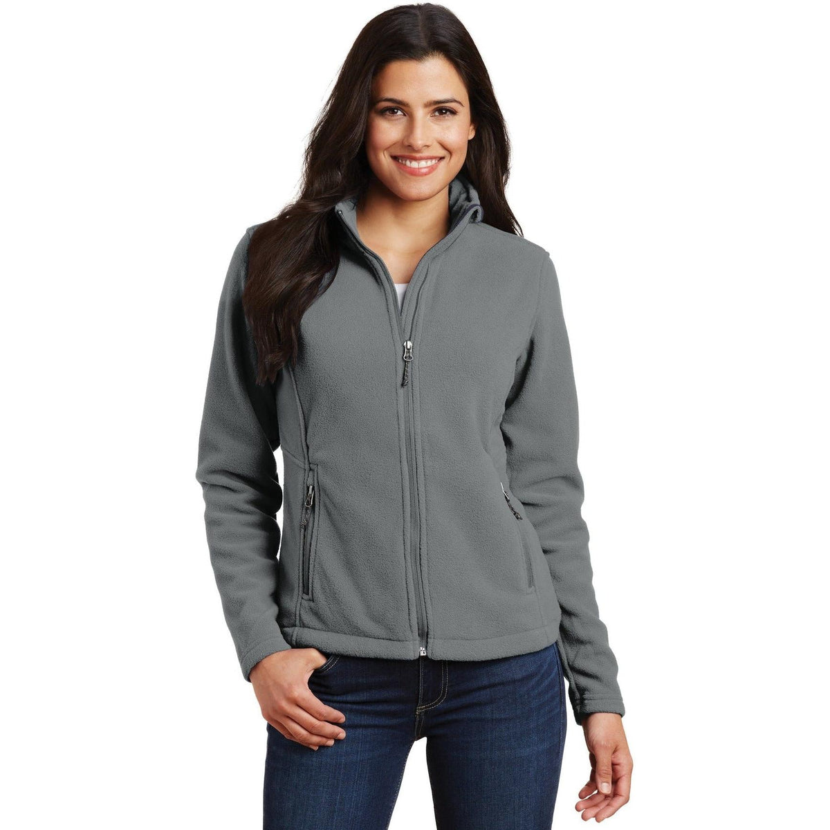 no-logo Port Authority Women's Value Fleece Jacket-Regular-Port Authority-Thread Logic