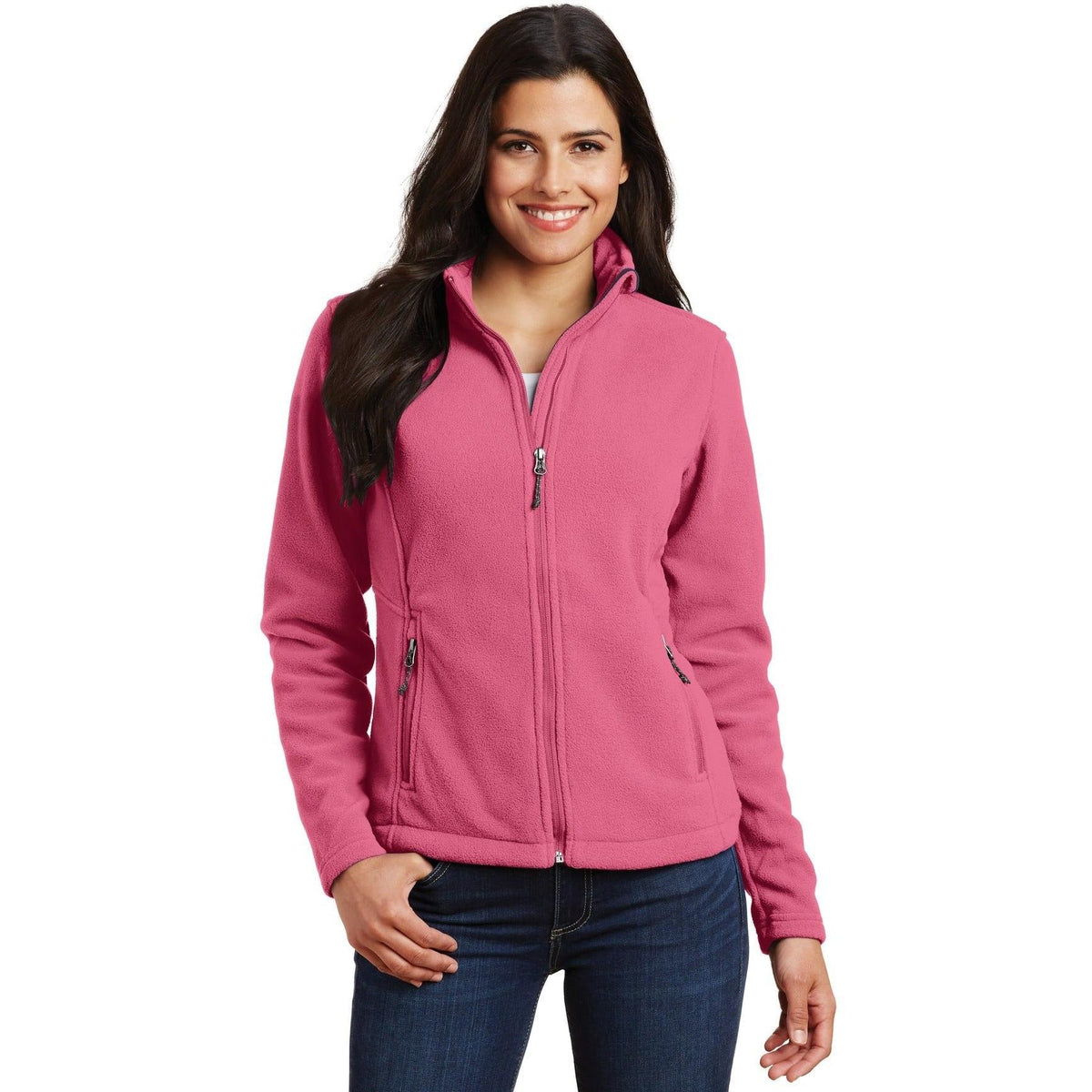 no-logo Port Authority Women's Value Fleece Jacket-Regular-Port Authority-Thread Logic