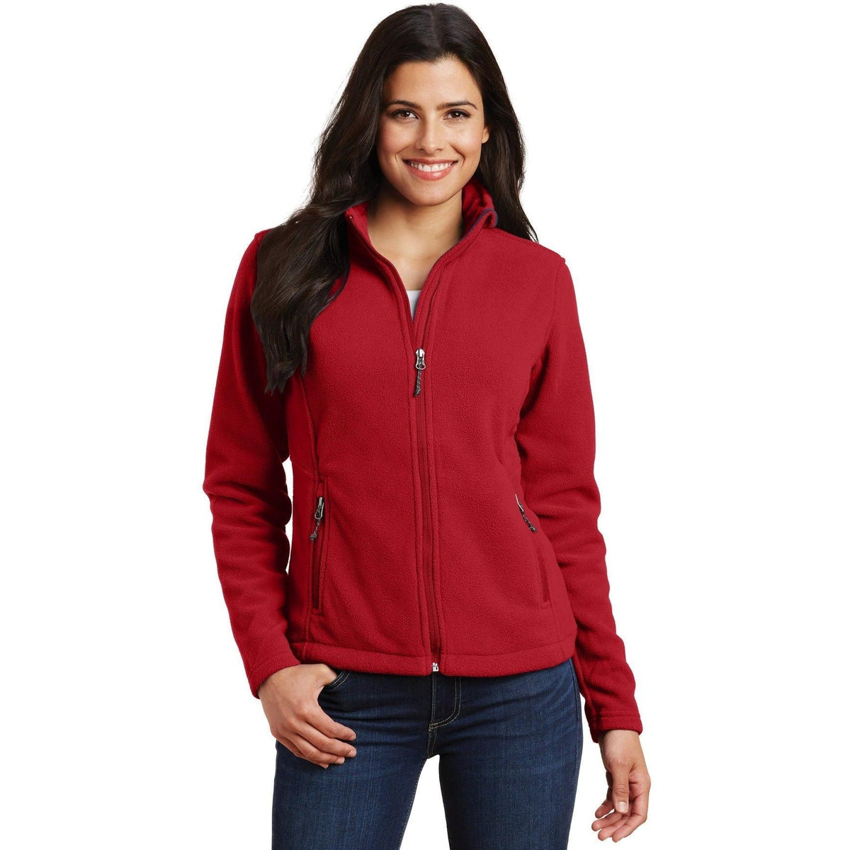 no-logo Port Authority Women's Value Fleece Jacket-Regular-Port Authority-Thread Logic